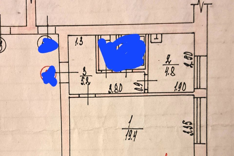 Продаётся 1-комнатная квартира, 33 м²