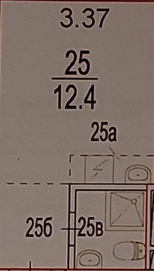 Продаётся студия, 18.6 м²