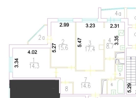 Продаётся 3-комнатная квартира, 77.8 м²