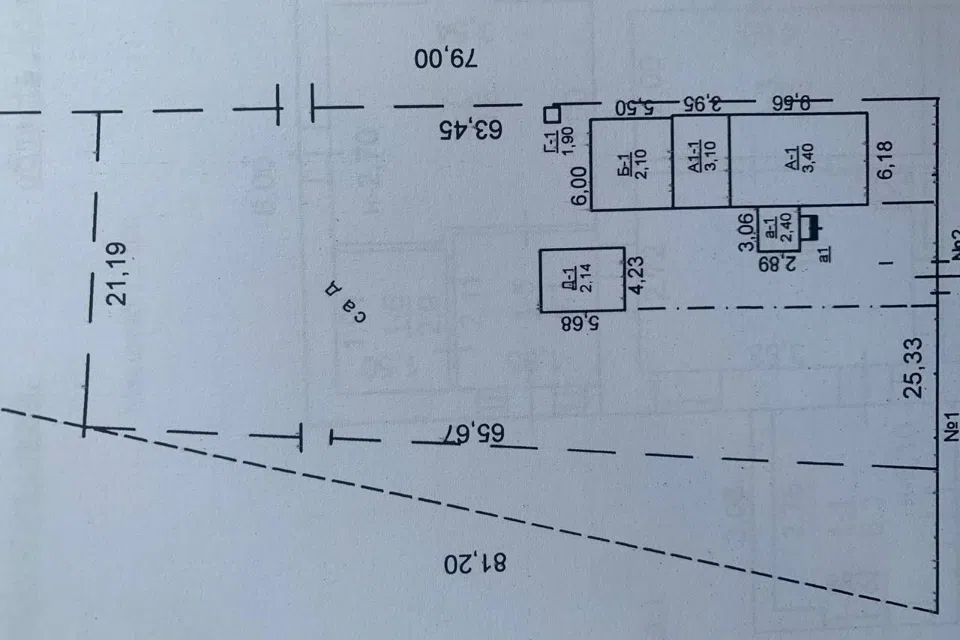 Продаётся 1-этажный дом, 62 м²