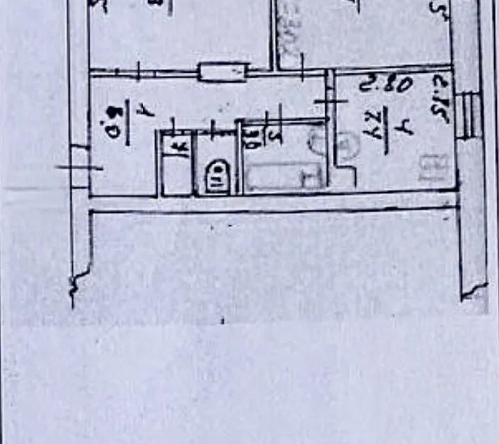Продаётся 2-комнатная квартира, 51.3 м²
