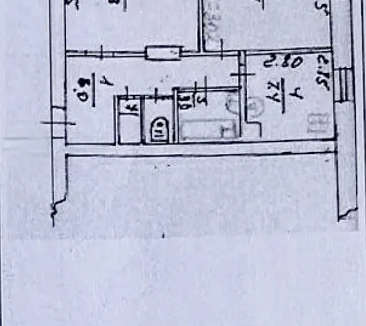 Продаётся 2-комнатная квартира, 51.3 м²