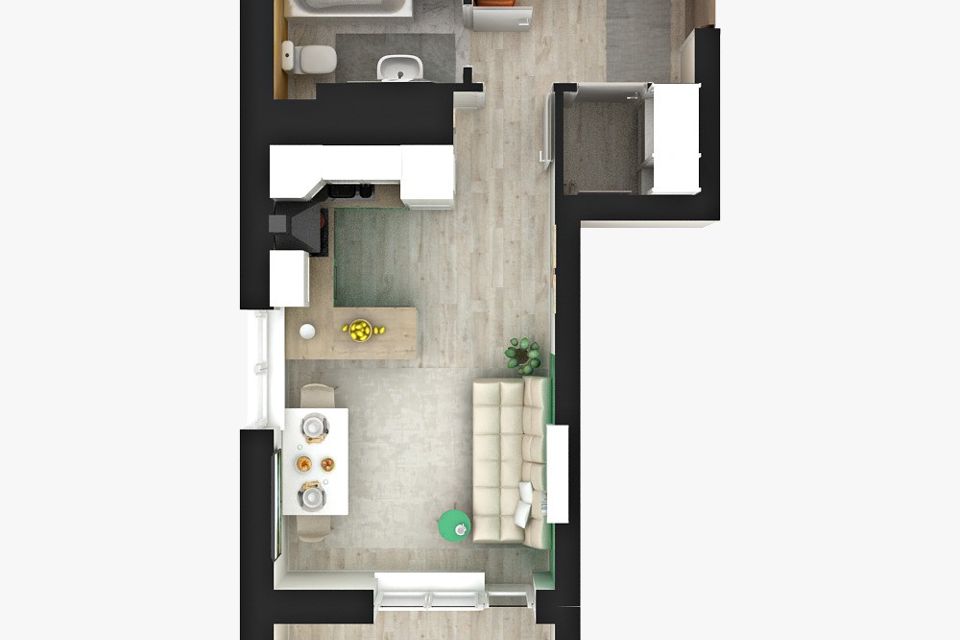 Продаётся студия, 33.7 м²