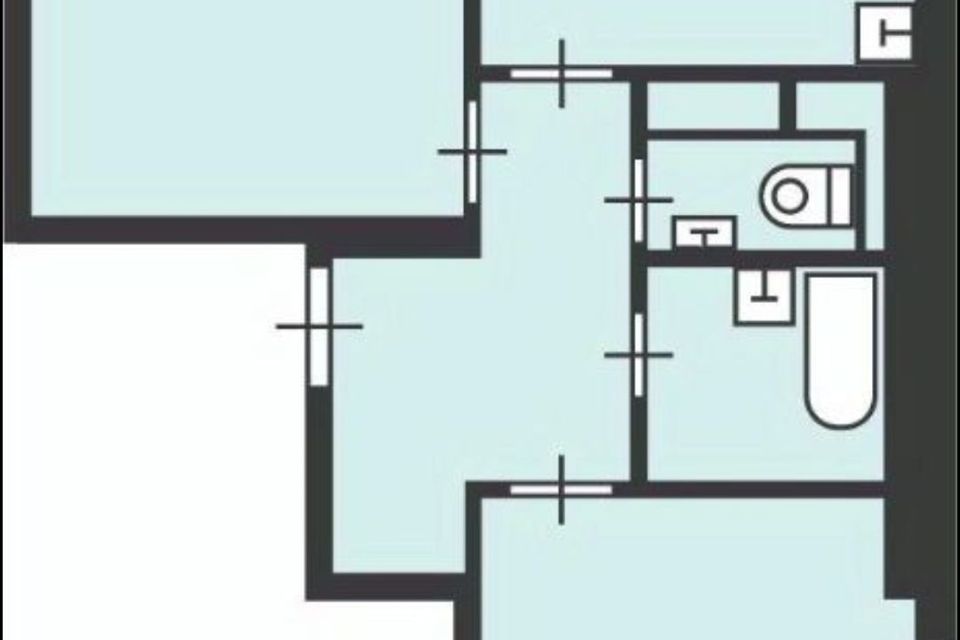 Продаётся 2-комнатная квартира, 70.5 м²