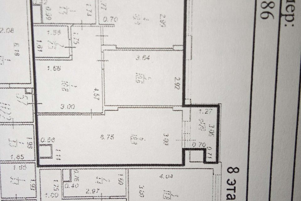 Продаётся 2-комнатная квартира, 62 м²