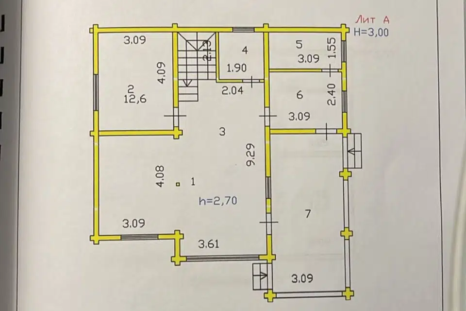 Продаётся 2-этажный дом, 153.6 м²