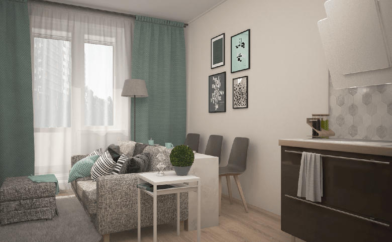 Продаётся 1-комнатная квартира, 36.59 м²