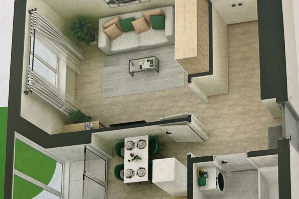 Продаётся 1-комнатная квартира, 40 м²