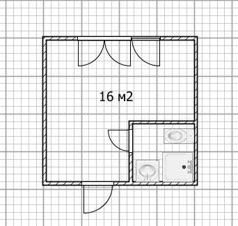 Продаётся студия, 16 м²