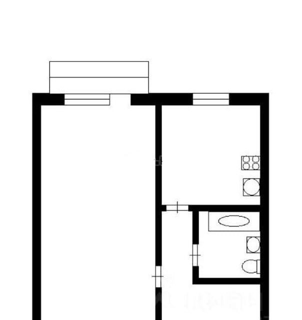 Сдаётся 1-комнатная квартира, 38 м²
