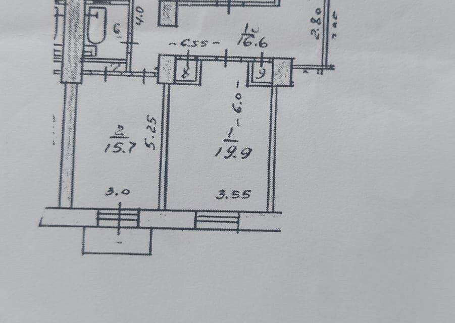 Продаётся 3-комнатная квартира, 88.4 м²