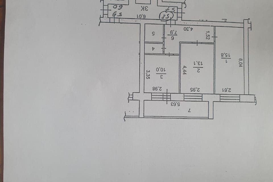 Продаётся 2-комнатная квартира, 50.8 м²