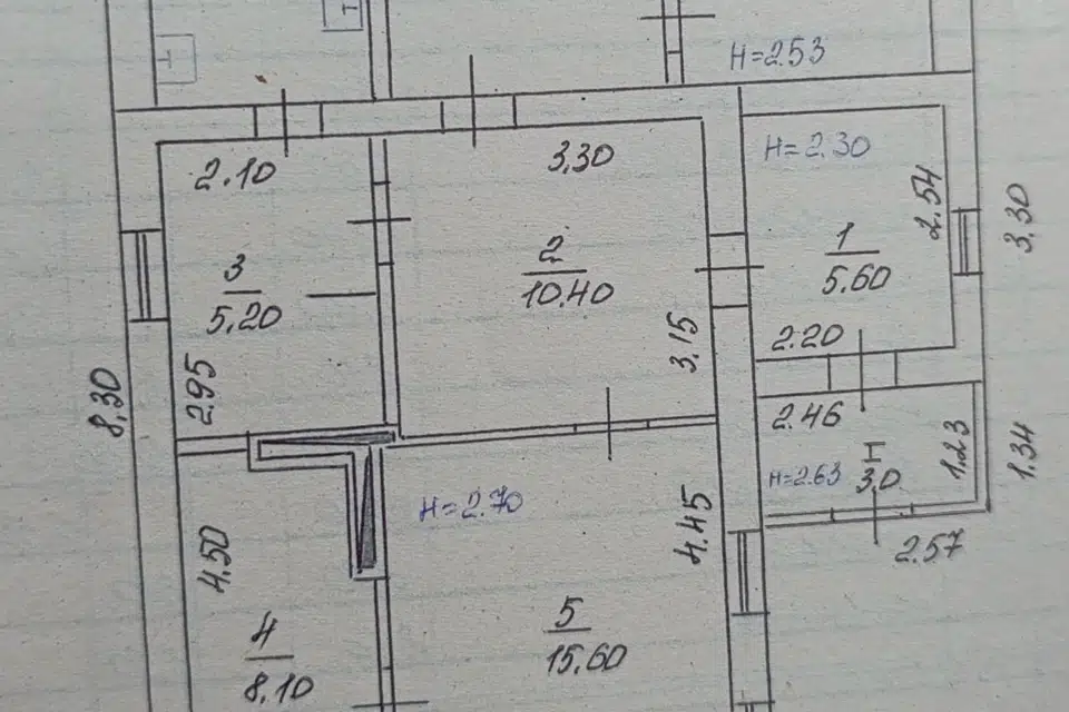Продаётся 1-этажный дом, 71.7 м²