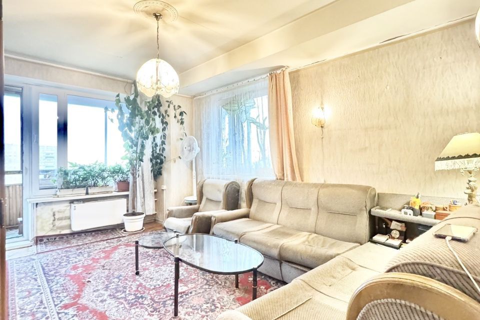 Продаётся 2-комнатная квартира, 46.6 м²