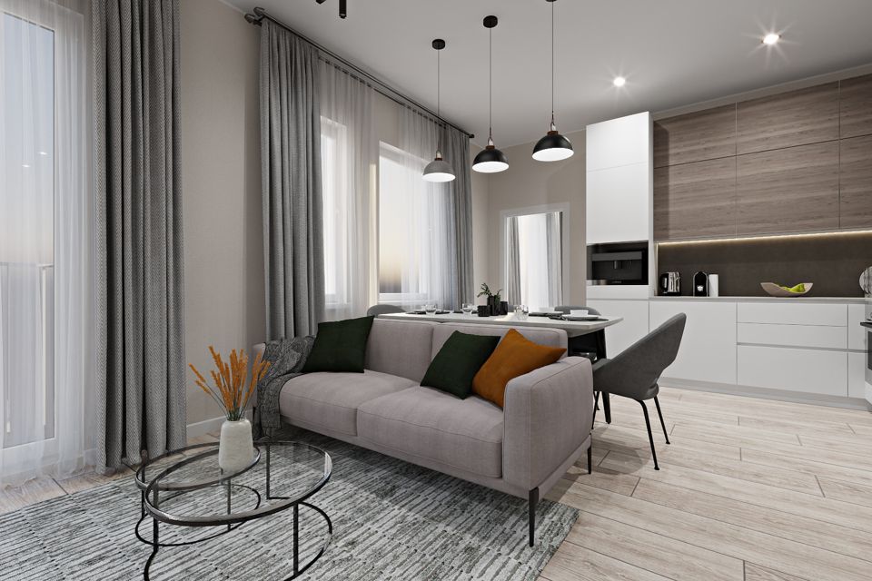 Продаётся 2-комнатная квартира, 62.7 м²