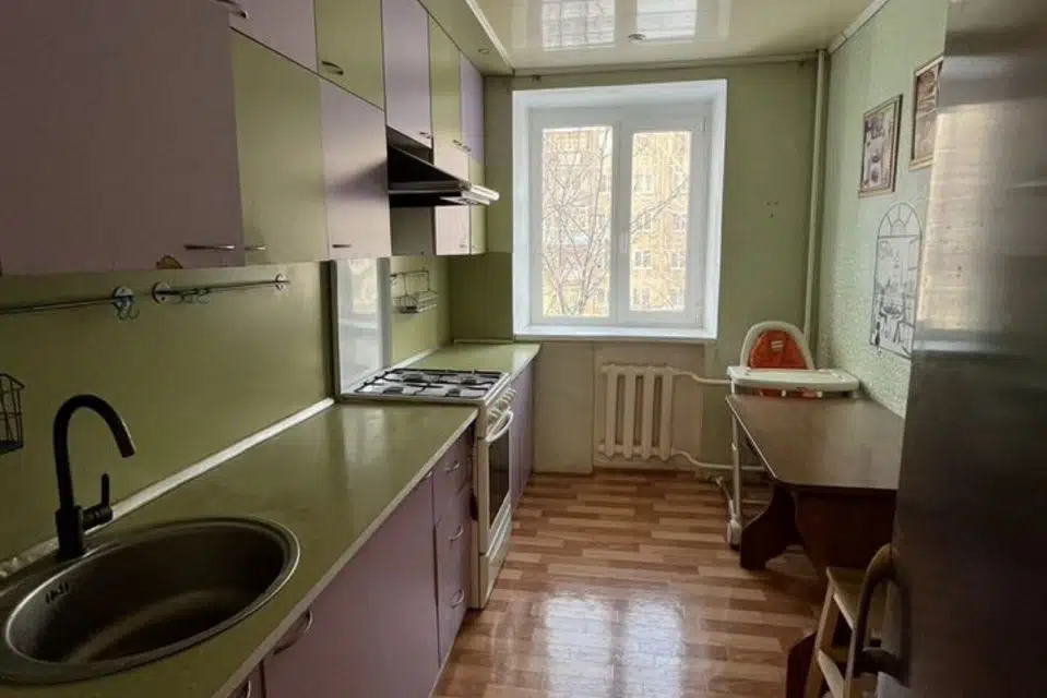 Продаётся 3-комнатная квартира, 58.6 м²