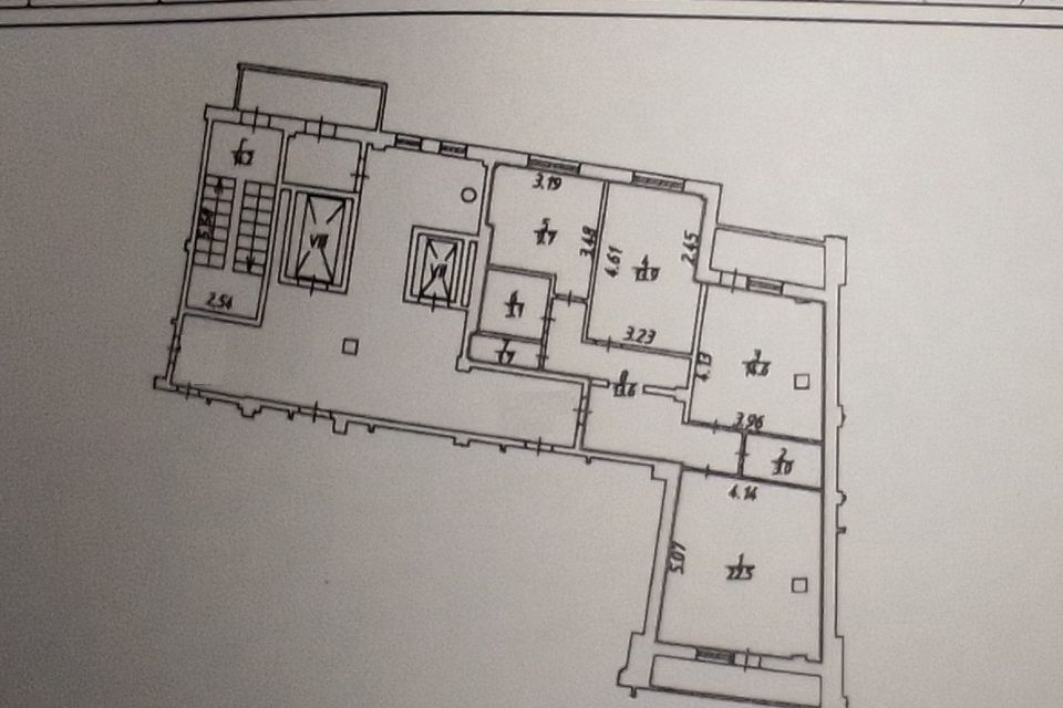 Продаётся 3-комнатная квартира, 82.1 м²