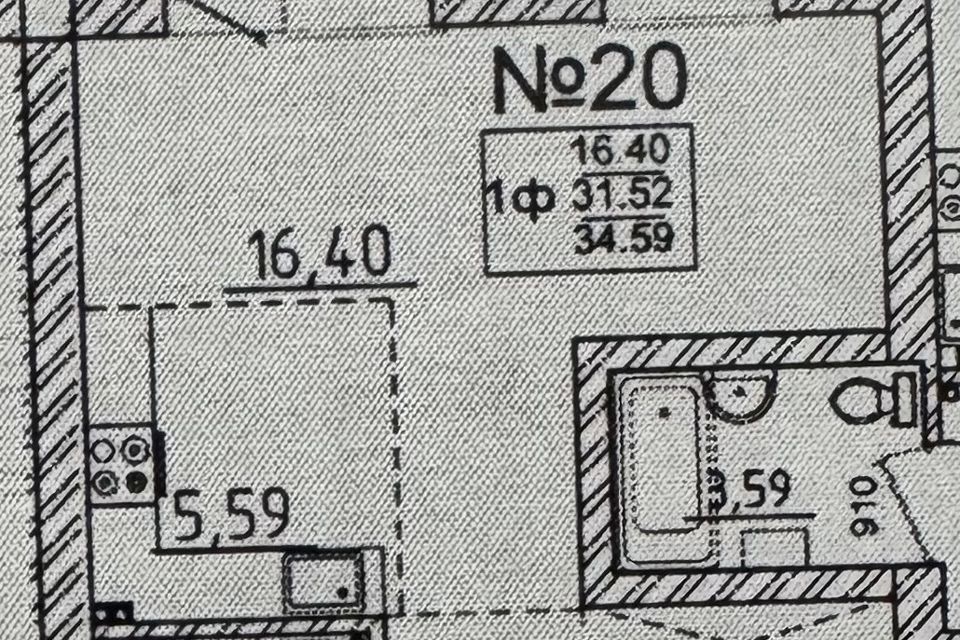 Продаётся студия, 31.5 м²