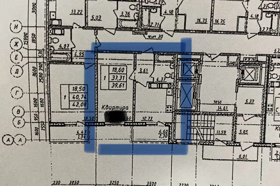 Продаётся 1-комнатная квартира, 37.2 м²