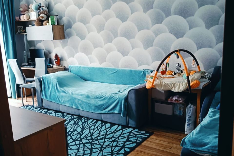 Продаётся 1-комнатная квартира, 43.8 м²
