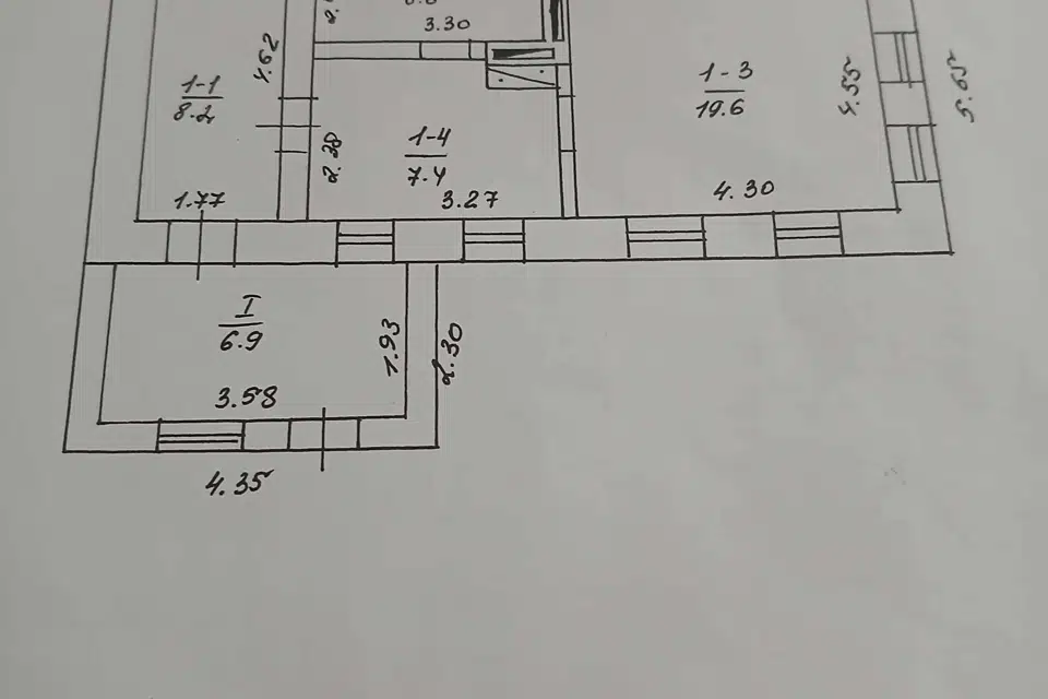 Продаётся 1-этажный дом, 48 м²