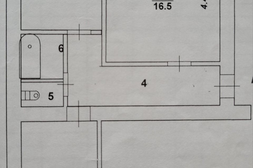 Продаётся 2-комнатная квартира, 52.7 м²