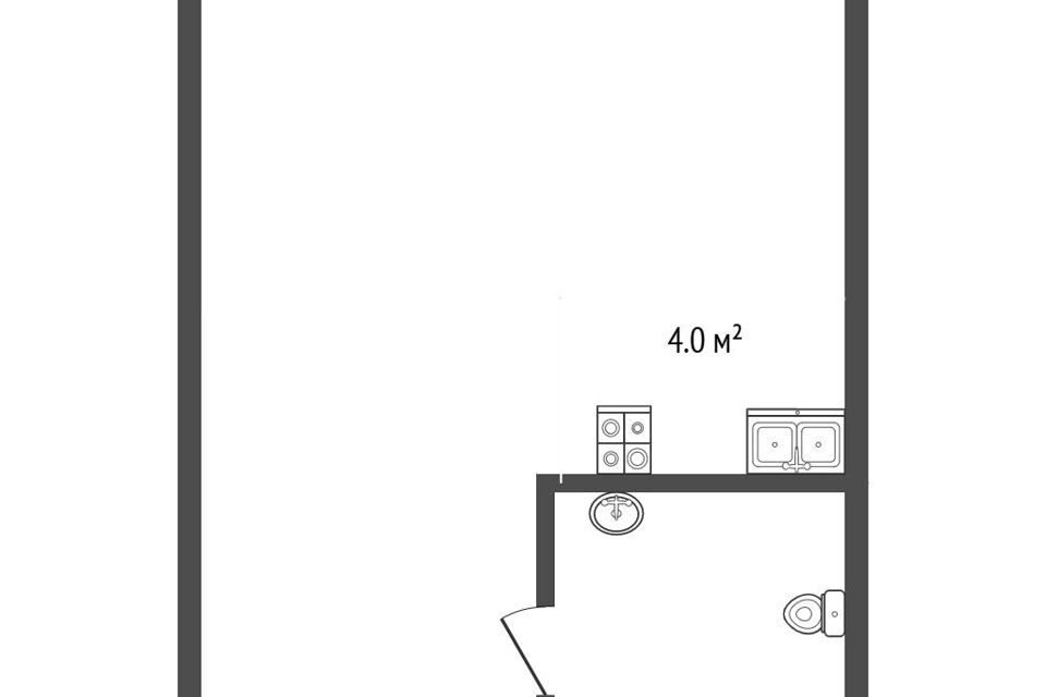 Продаётся студия, 16.6 м²
