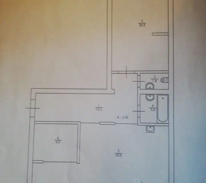 Продаётся 2-комнатная квартира, 75 м²