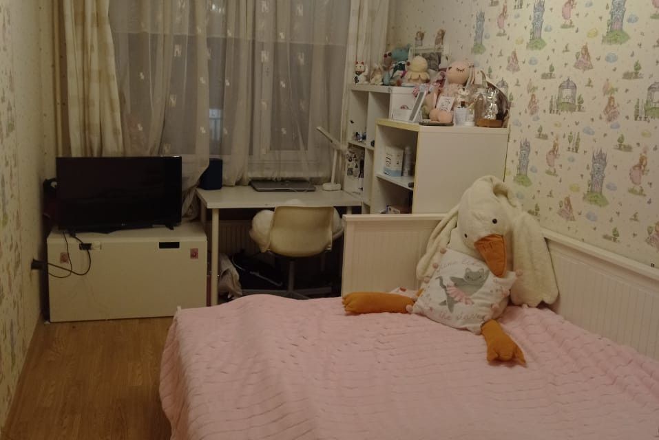 Продаётся 3-комнатная квартира, 54.5 м²