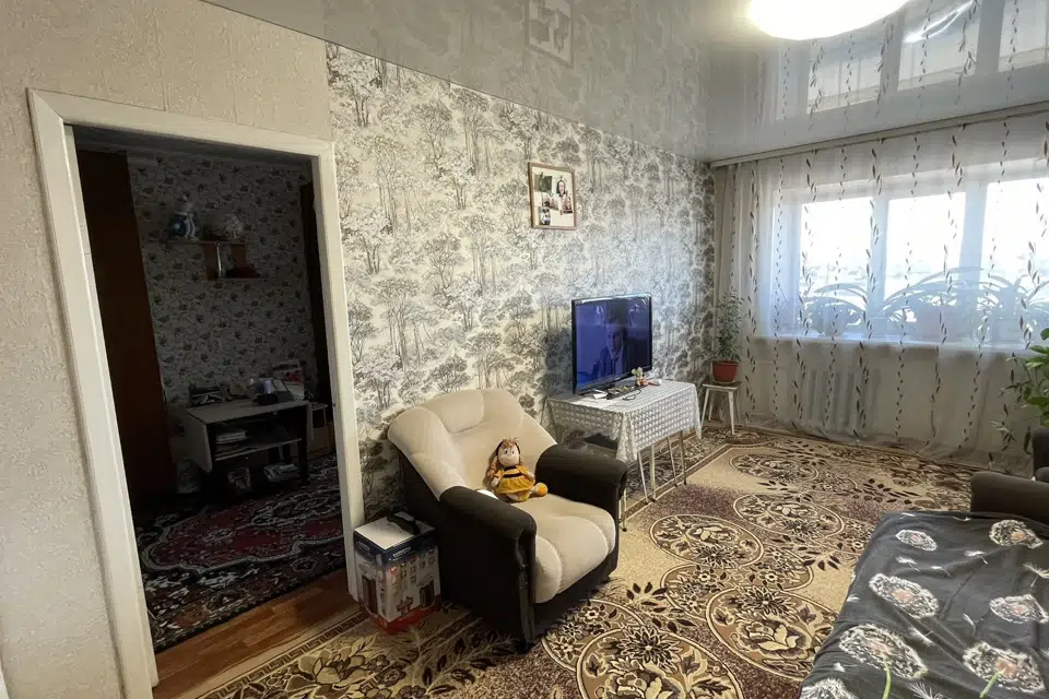Продаётся 3-комнатная квартира, 62 м²