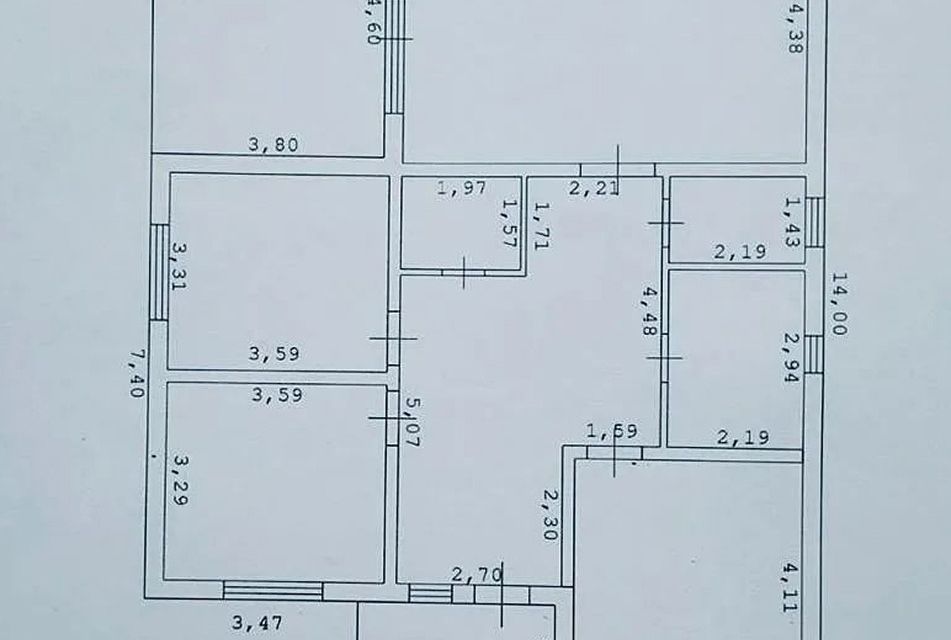 Продаётся 1-этажный дом, 115 м²