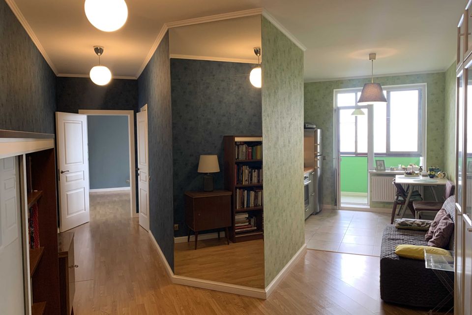 Продаётся 1-комнатная квартира, 55.3 м²