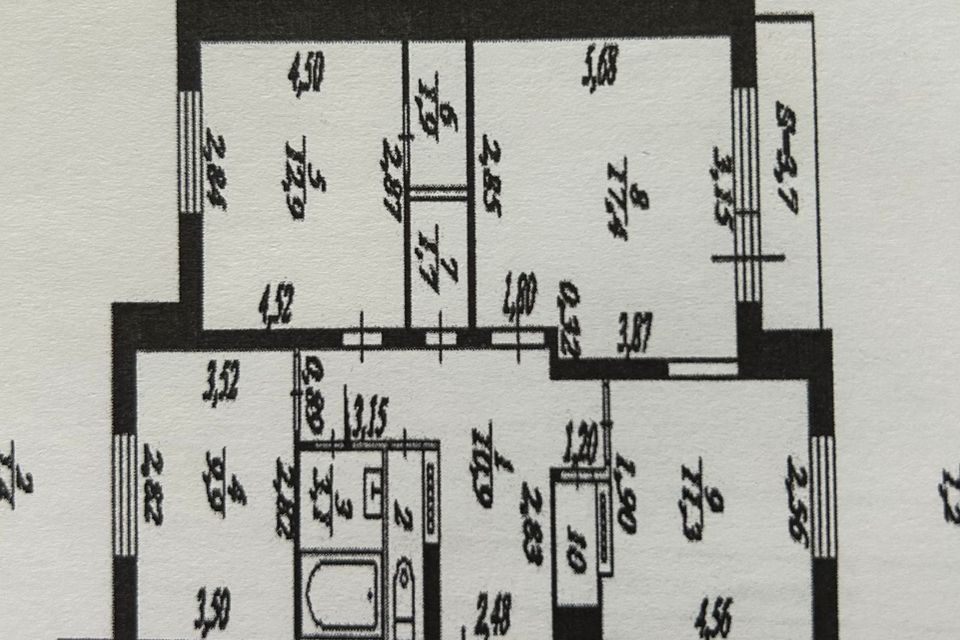 Продаётся 3-комнатная квартира, 71.7 м²