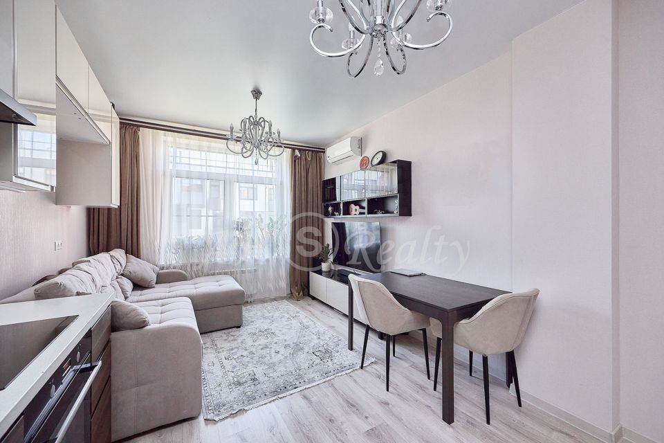Продаётся 1-комнатная квартира, 44.8 м²