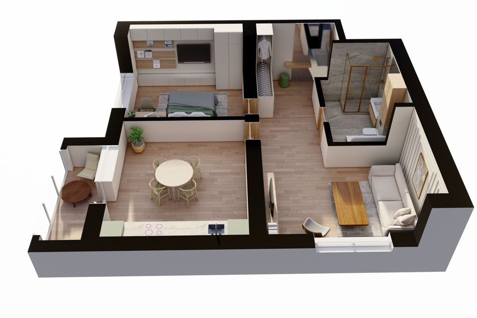 Продаётся 2-комнатная квартира, 83.26 м²