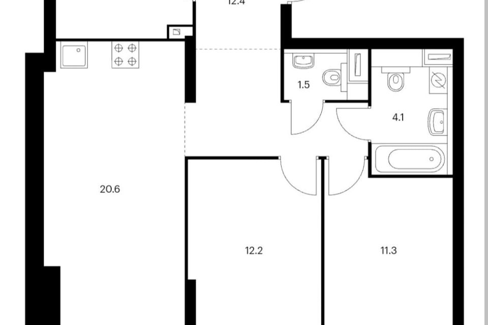 Купить 1 Комнатную Квартиру Котельники Строителей