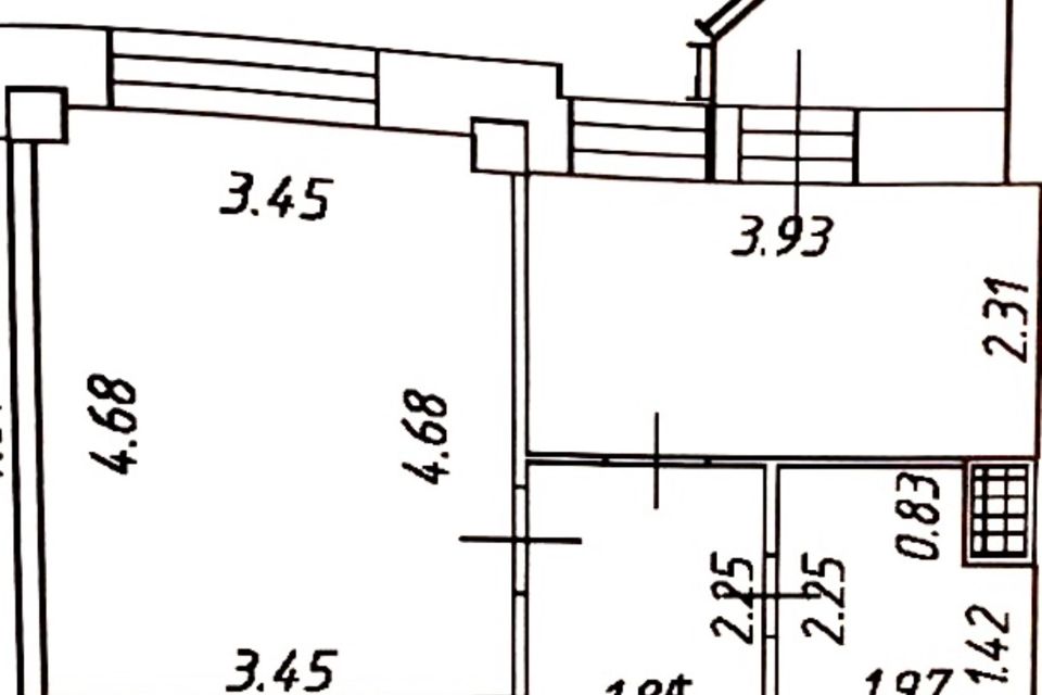 Продаётся 1-комнатная квартира, 33.3 м²