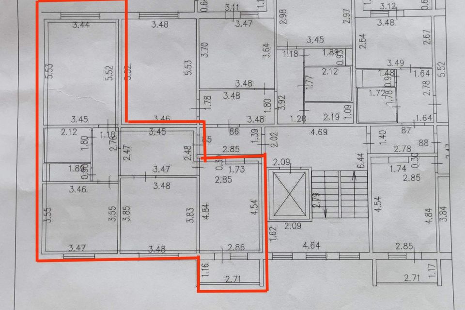 Продаётся 3-комнатная квартира, 75.4 м²