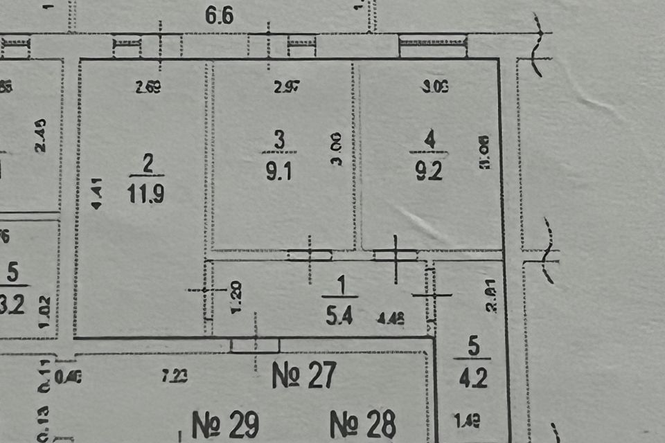 Продаётся 2-комнатная квартира, 39.8 м²