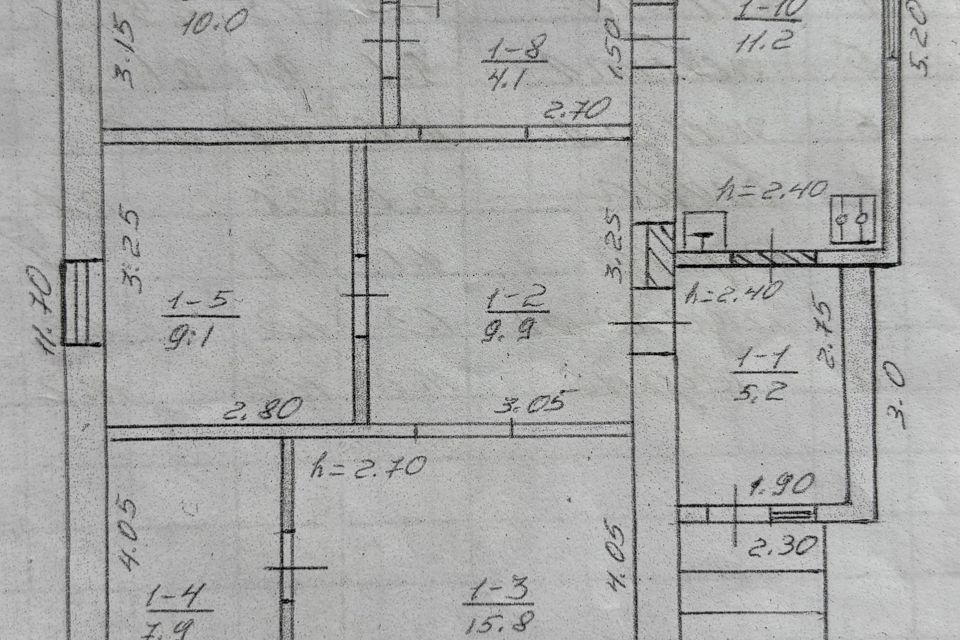 Продаётся 1-этажный дом, 77 м²