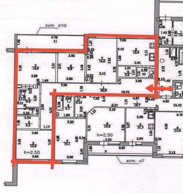 Продаётся 4-комнатная квартира, 101.3 м²