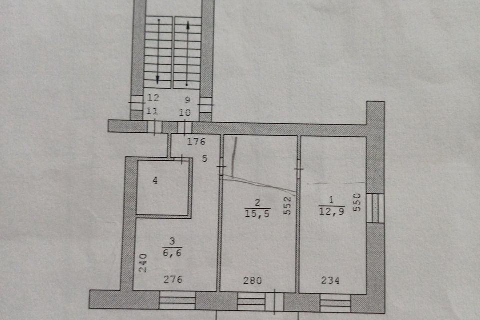 Продаётся 2-комнатная квартира, 41.5 м²