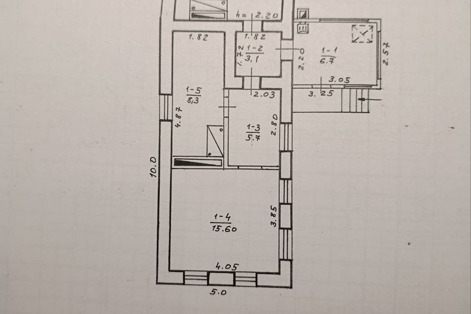 Продаётся 1-этажный дом, 56.7 м²