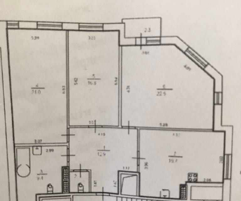 Продаётся 3-комнатная квартира, 100 м²