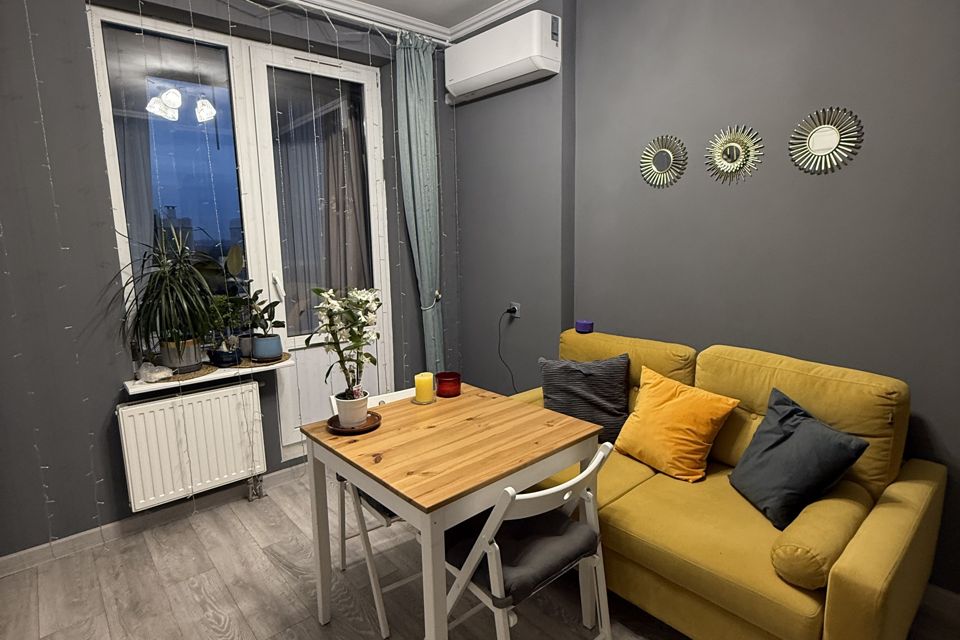 Продаётся 1-комнатная квартира, 34.6 м²