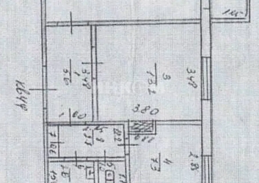 Продаётся 2-комнатная квартира, 53 м²