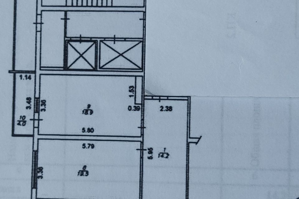 Продаётся 3-комнатная квартира, 89 м²