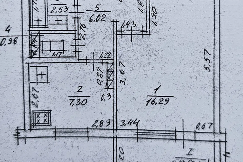 Продаётся 1-комнатная квартира, 36 м²
