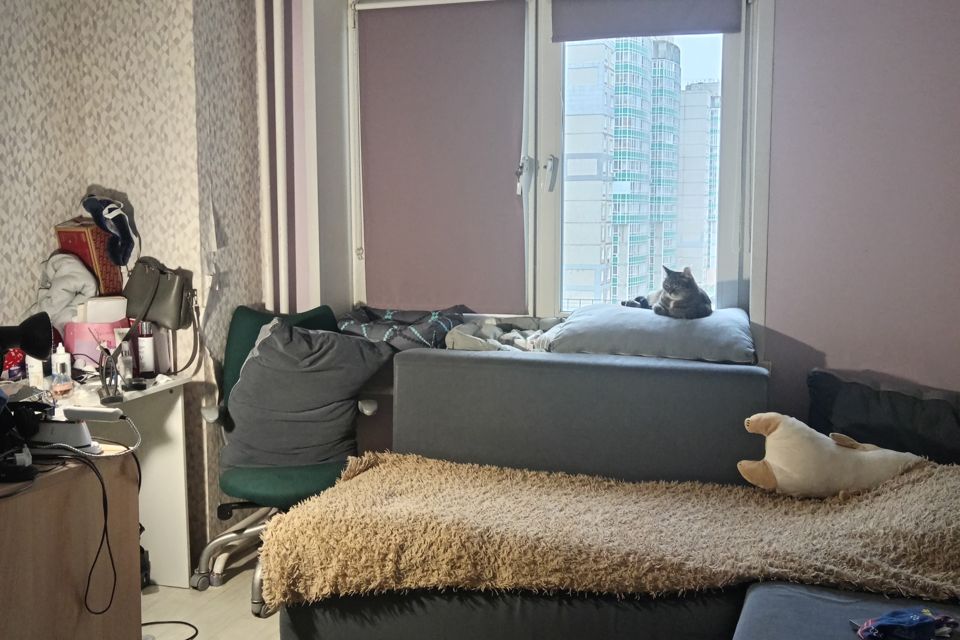 Продаётся 1-комнатная квартира, 39.3 м²