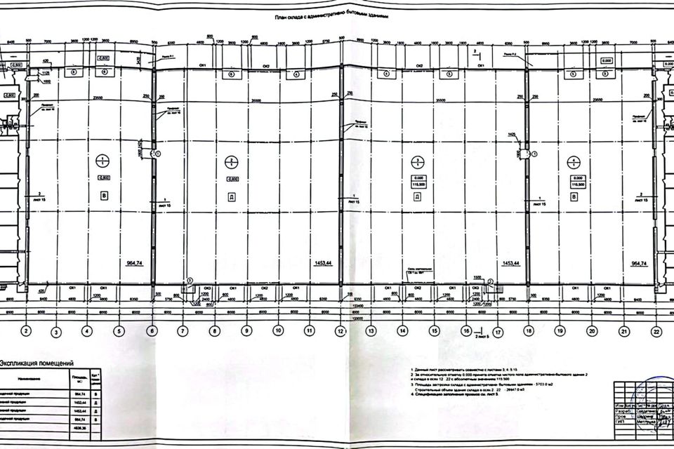 Сдаётся склад, 5000 м²